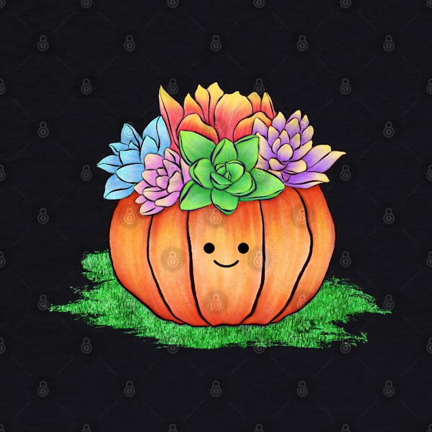 Happy Pumpkin Spice Succulent by ViolaVixi